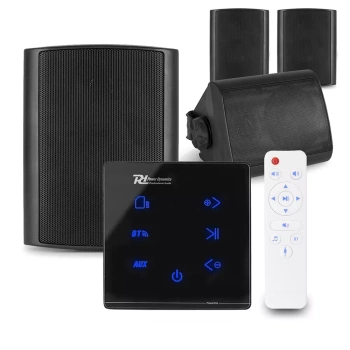 Zestaw audio dla domu bluetooth Powerline A100B + 4 x 4" BGO40