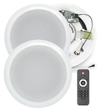 Zestaw nagłośnienia sufitowego do domu biura 2x 6'' 20W 8Ohm bluetooth Audioport