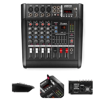 Powermikser 5-kanałowy DSP/BT/SD/USB/MP3 Vonyx AM5A