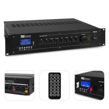 Wzmacniacz instalacyjny z mikserem 100V 120W PD PRM120