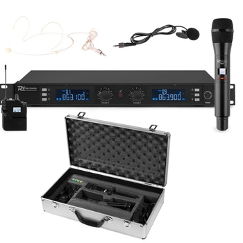 Bezprzewodowy zestaw mikrofonowy Power Dynamics PD632C