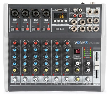 Mikser 8- kanałowy DSP VMM-K802 Vonyx