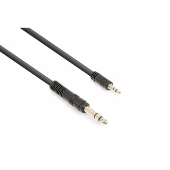 Kabel Sygnałowy Jack 3.5mm Stereo - Jack 6.3mm Stereo 1.5 m