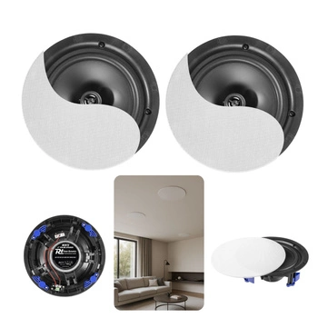 Zestaw: 2szt głośników sufitowych  BT 8" biały NCBT8  Power Dynamics