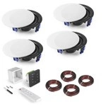 Zestaw: Wzmacniacz audio z 4 głośnikami sufitowymi Power Dynamics Powerline A100B