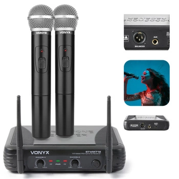 Zestaw mikrofonów bezprzewodowych Vonyx STWM712