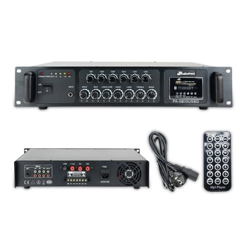 Wzmacniacz audio 6-strefowy 800W/100V PA-5800 Audioport