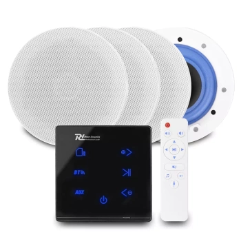 Zestaw audio dla domu bluetooth Powerline A100B + 4 x 6.5" ESCS6