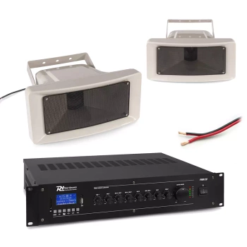 Zestaw głośników tubowych 2 x HS30M z wzmacniaczem